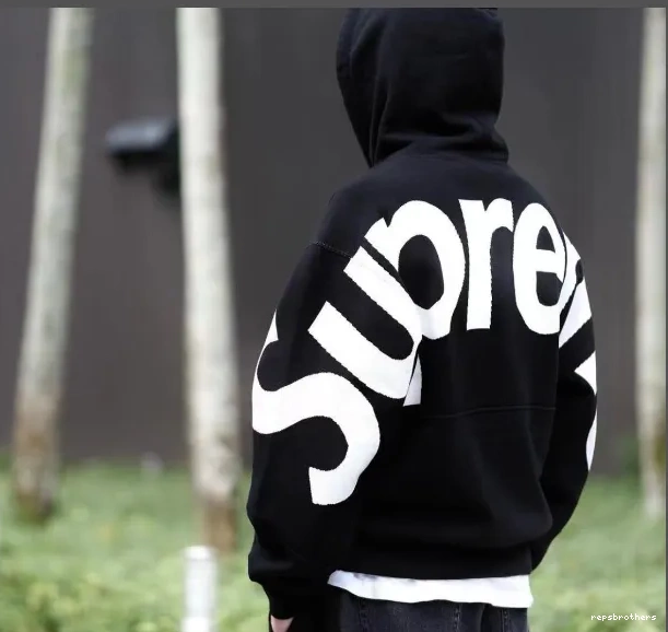 Black M XL LOGO JACQUARD Back L Big BIG Grey SWEATSHIRT Sweatshirt S LOGO HOODED Hoodie 0612